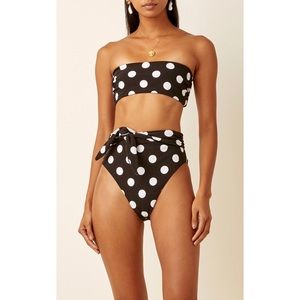 NWOT Mara Hoffman Abigail Polka Dot Bikini Top
